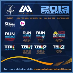 Run United 2013 calendar