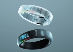 Nike Fuel Band White Ice Black Ice