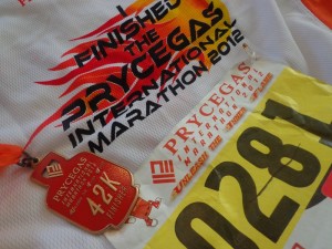 29 - PryceGas Marathon Shirt and Medal