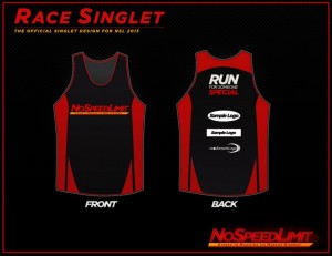 No Speed Limit 2013 Singlet Design