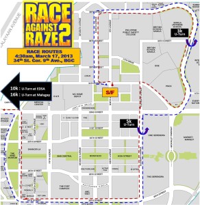 Race against Raze 2 Race Route