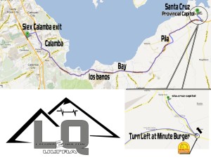 Laguna to Quezon 50k Ultra Marathon Route Map