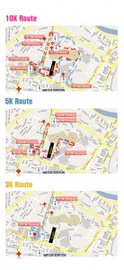 SunPiology Sunset Run Race Map