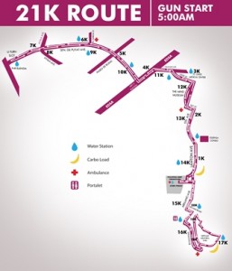 Heroes Run 2013 21K Map