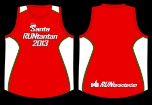 Santa Runtantan 2013Singlet