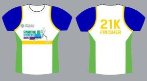 Financial Fitness Run 2014 Finisher Shirt