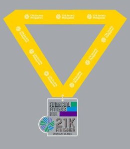 Financial Fitness Run 2014 Medal