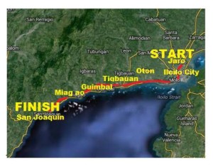 Iloilo UltraMarathon 2014 Race Map