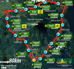 Mayon 360 2014 Map