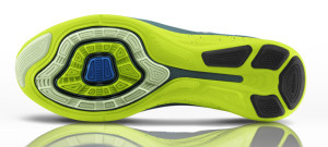 Nike Flyknit Lunar 2 - Outsole Pressure Map