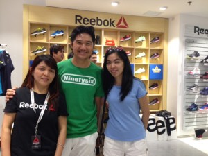 With Ms Villy of Reebok