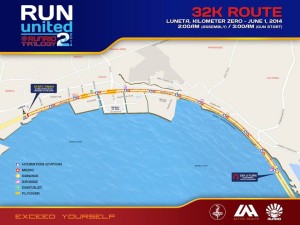 Unilab Run United 2 2014 Race Map