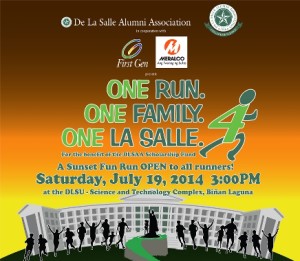 One Run One Family One La Salle Run 2014 