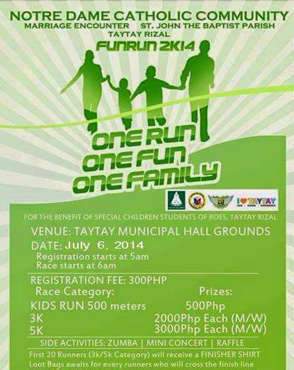 One Run One Fun One Family 2014