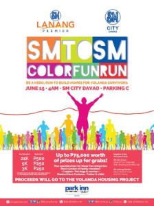 SM to SM Color Fun Run 2014