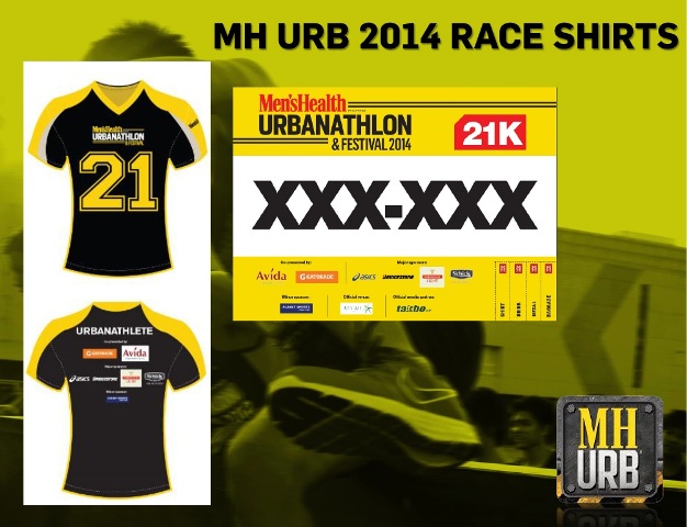 Men's Health Urbanathlon 2014 Race Shirt 21K