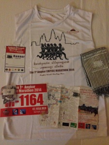 Angkor Wat Marathon 2014 - Race Kit