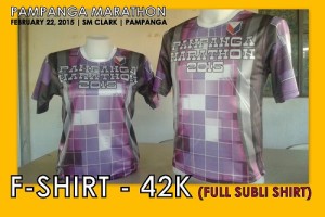 Pampanga Marathon 2015 Finisher Shirt