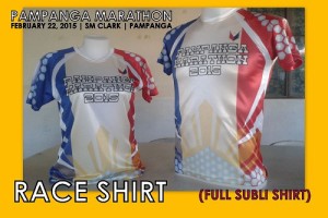 Pampanga Marathon 2015 Race Shirt