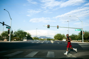 Floyd Mayweather Jr Running