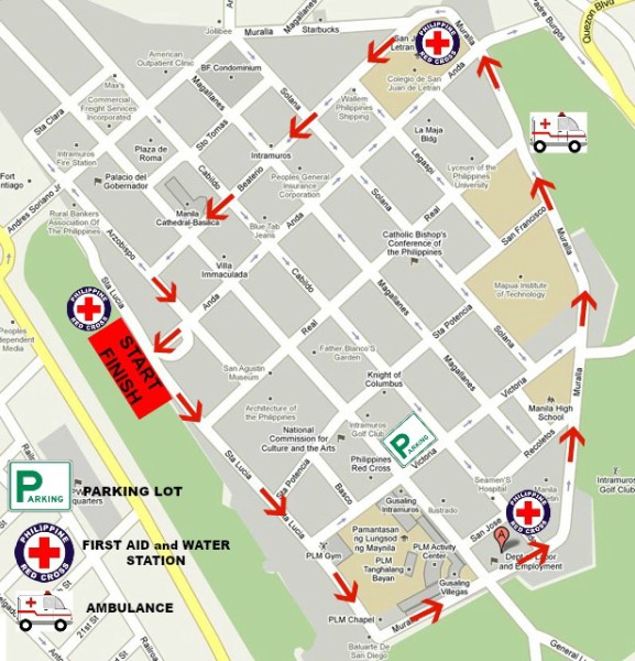 Zombie Escape Challenge Run 2015 Race Map