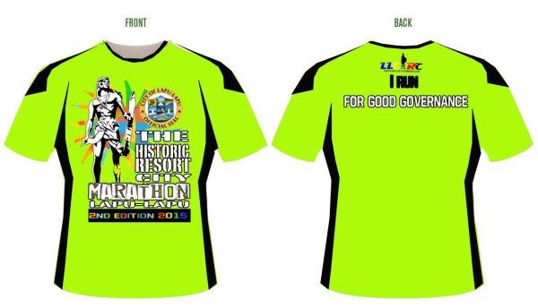 The Historic Resort City Marathon Lapu-Lapu 2015 Shirt