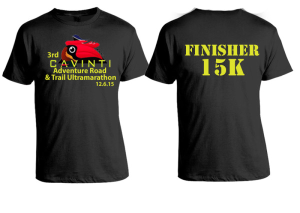 3rd CAVINTI Adventure Road & Trail Ultramarathon 15K Finisher Shirt