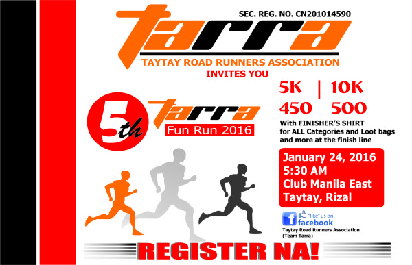 5th Tarra Fun Run 2016 Poster