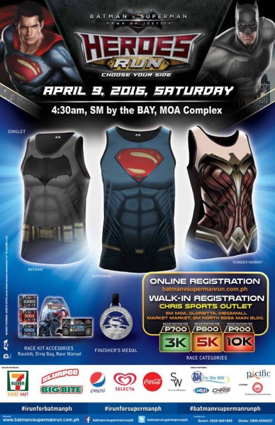 Batman vs Superman Run 2016