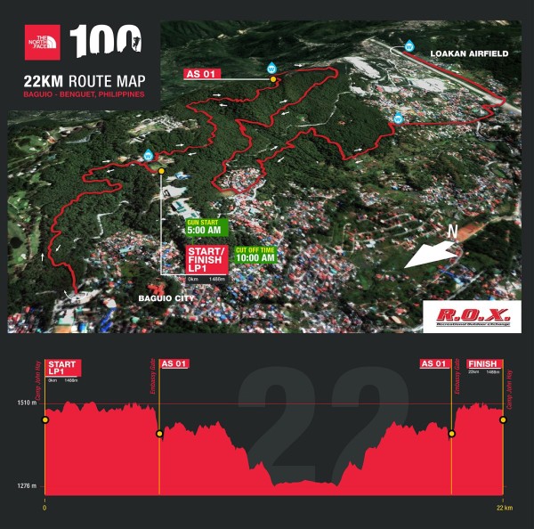 The North Face (TNF) 100 Philippines 2016 22K Map