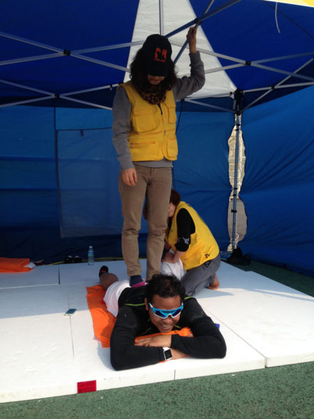 Jeju_Marathon - Finisher Massage