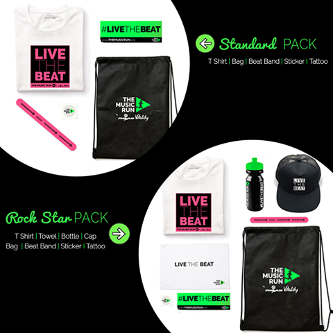 The Music Run Race Pack