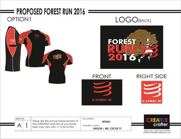 Compressport Forest Run 2016 Shirt