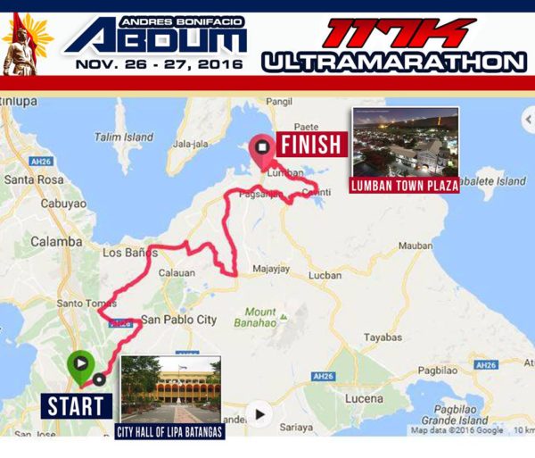 andres-bonifacio-day-ultra-marathon-map