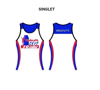 Yakult 10 Miler 2017 Singlet