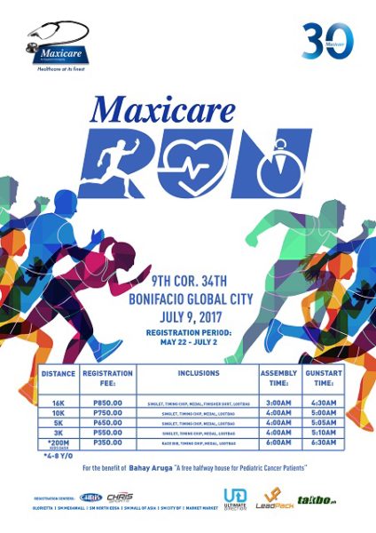 Maxicare Run 2017 Poster