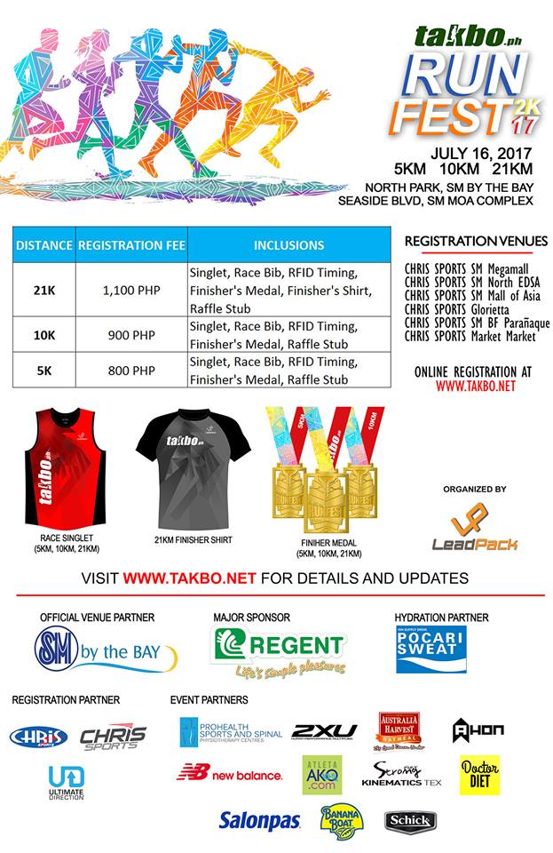 Runfest 2017 Poster with Sponsors