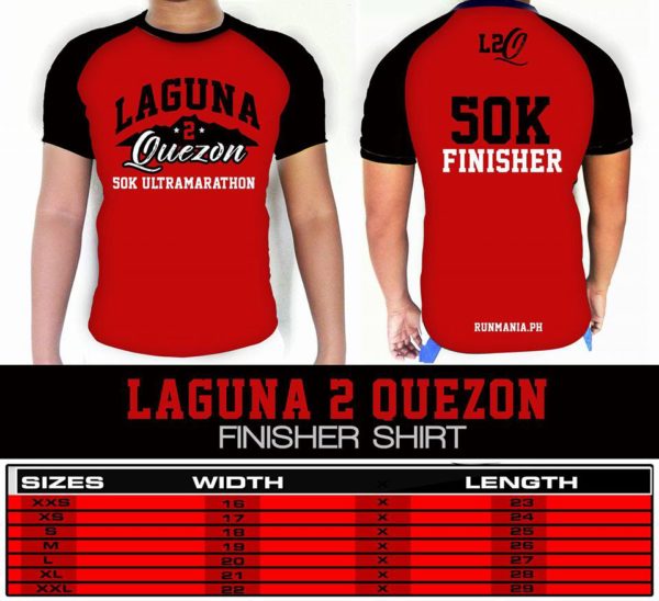 Laguna to Quezon 50K Ultra Marathon 2017 Shirt