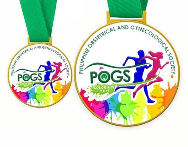 POGS Color Run 2017 Medal