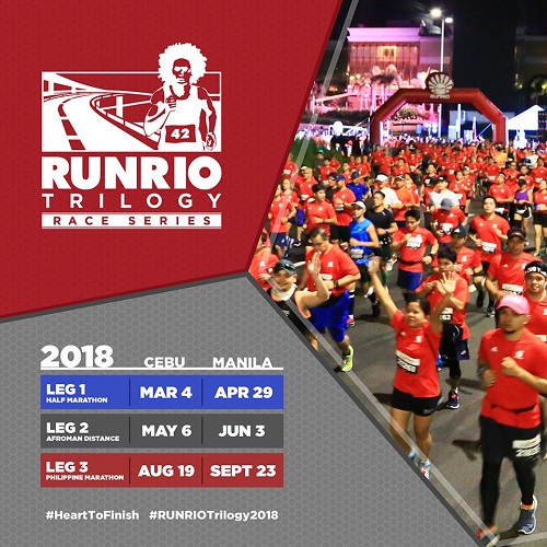 RunRio Trilogy 2018 Schedule