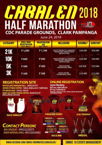 Cabalen Half Marathon 2018 Poster