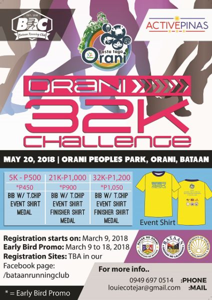 Orani 32K Challenge 2018