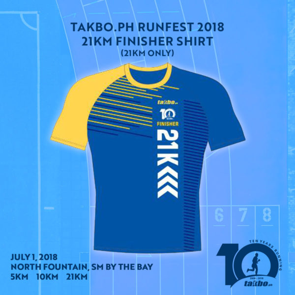 Takbo.ph 21KM Finisher Shirt