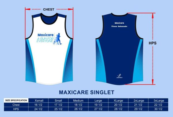 Maxicare Run 2018 Singlet