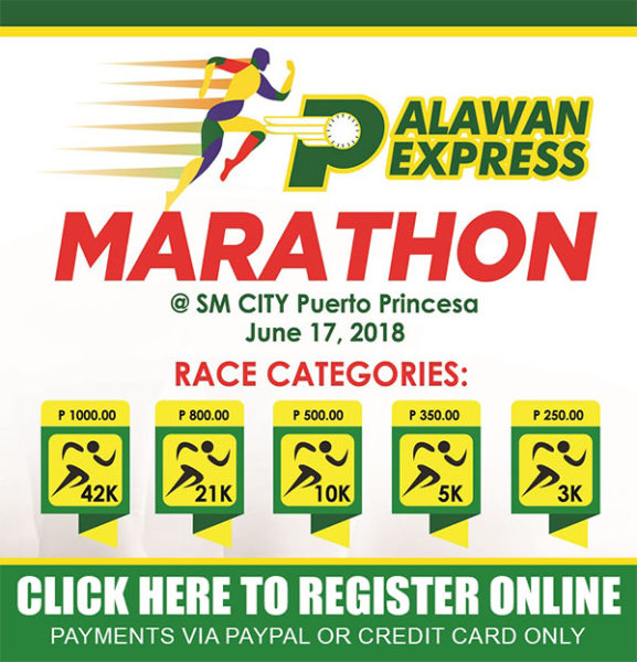 Palawan Express Marathon 2018 Online Link