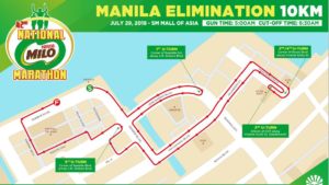 Milo Marathon 2018 10K Map