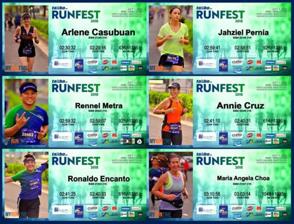 takbo.ph runfest 2018 certificates