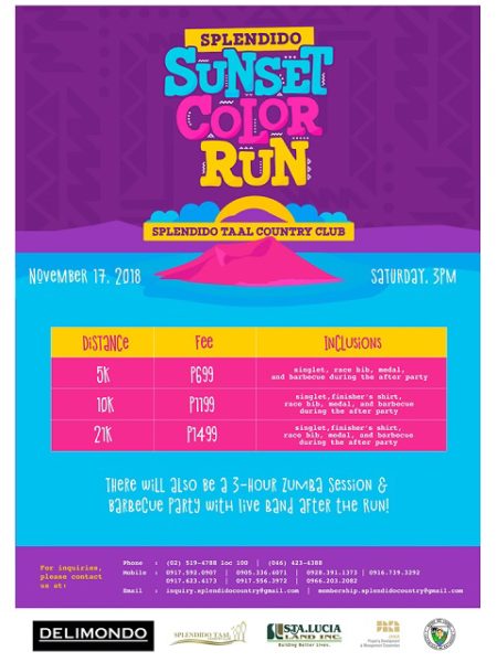 Splendido Sunset COLOR RUN 2018