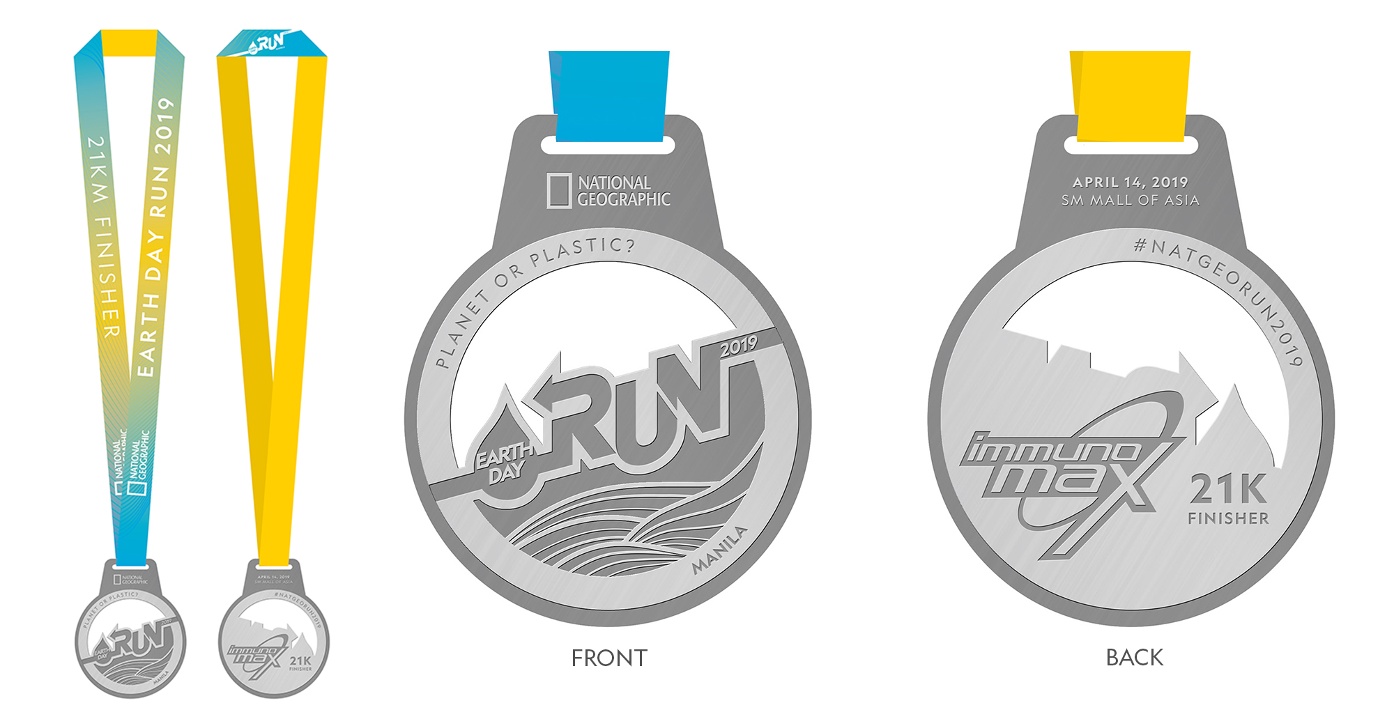 NatGeo Earth Day Run 2019 Medal