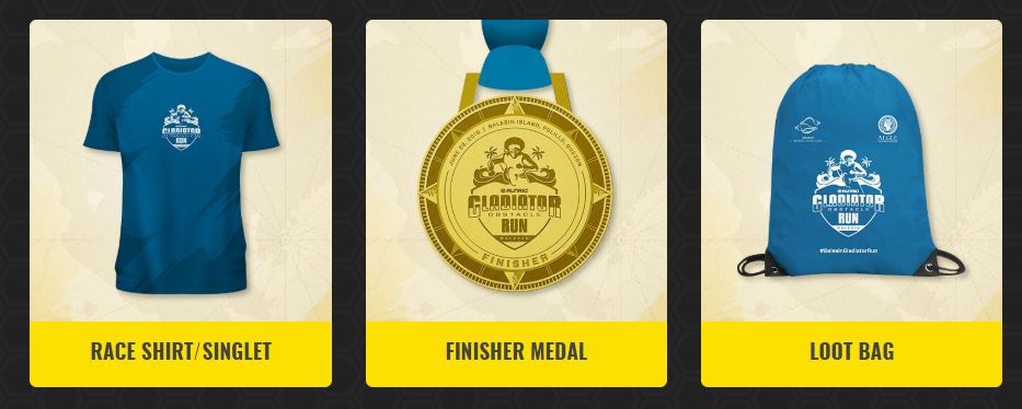 Gladiator Obstacle Run 2019 Medal